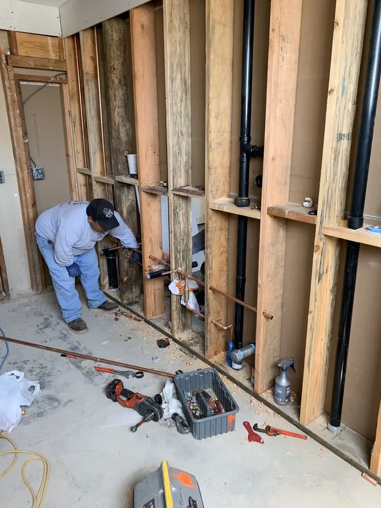 Commercial rough-in plumbing for Gas Line Repair in Willo
